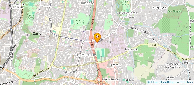 localisation de l'entreprise SCI CGUERIMMO  ARTIGUES-PRES-BORDEAUX