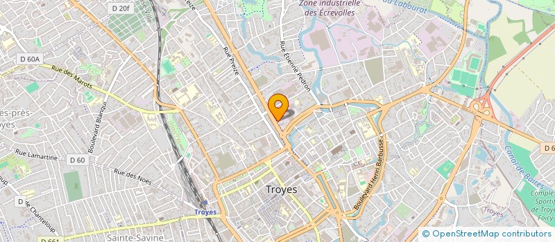 localisation de l'entreprise SCI CH 14 à TROYES
