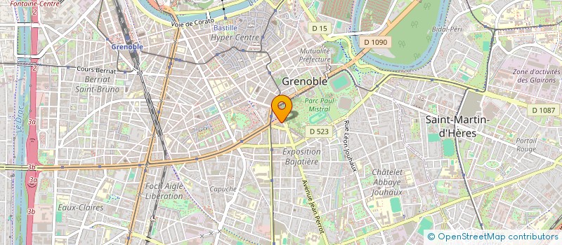 localisation de l'entreprise SCI CH 85  GRENOBLE