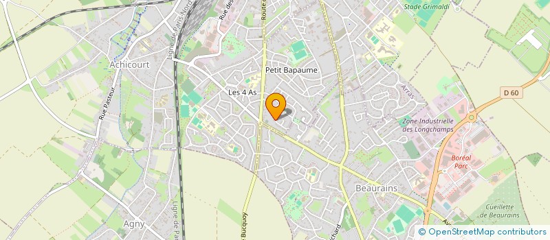 localisation de l'entreprise SCI CH  ACHICOURT