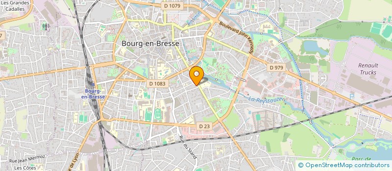 localisation de l'entreprise SCI CH DURAND à BOURG-EN-BRESSE
