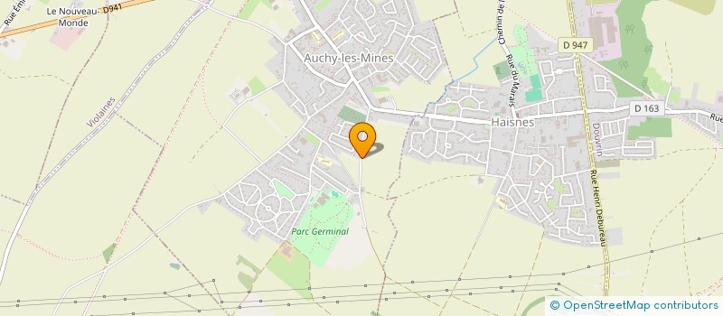 localisation de l'entreprise SCI CH IMMO  AUCHY-LES-MINES