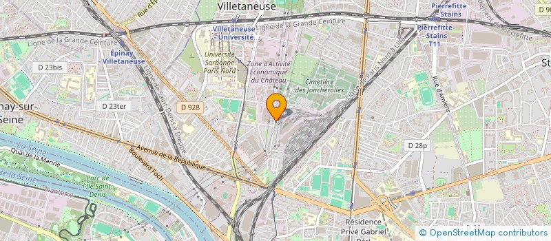 localisation de l'entreprise SCI CH MUMTAZ  VILLETANEUSE
