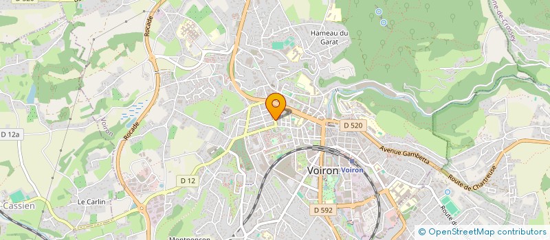 localisation de l'entreprise SCI CH ROUSSET  VOIRON