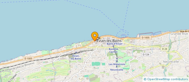 localisation de l'entreprise SCI CHA  EVIAN-LES-BAINS