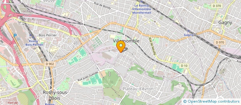 localisation de l'entreprise SCI CHA à VILLEMOMBLE