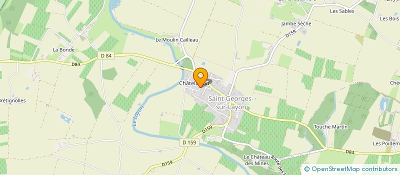 localisation de l'entreprise SCI CHA GAB  DOUE-EN-ANJOU