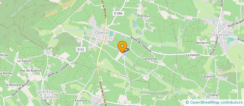 localisation de l'entreprise SCI CHA PO GAR  MESSIMY-SUR-SAONE