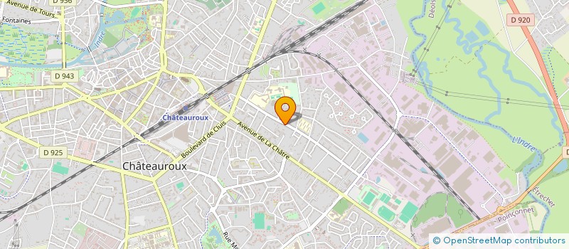 localisation de l'entreprise SCI CHAALGEN à CHATEAUROUX