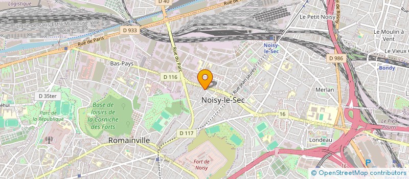 localisation de l'entreprise SCI CHAALONS à NOISY-LE-SEC