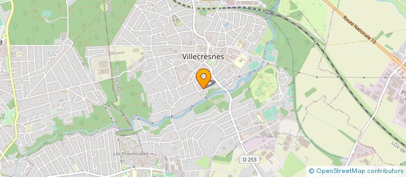 localisation de l'entreprise SCI CHAB IMMO  VILLECRESNES