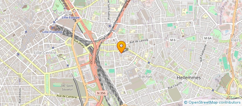 localisation de l'entreprise SCI CHABA à LILLE