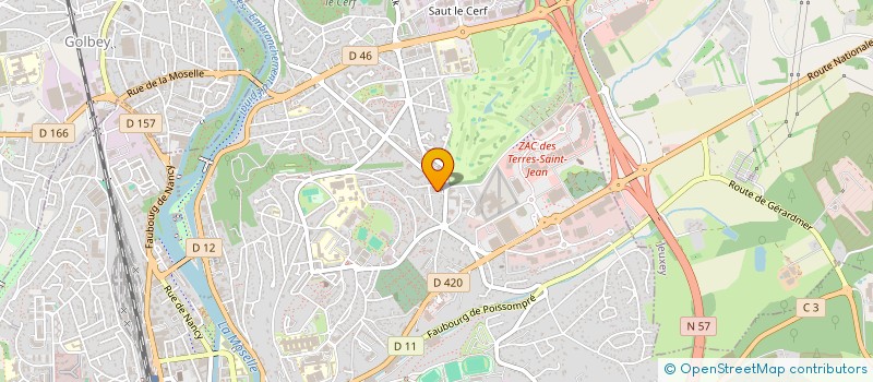 localisation de l'entreprise SCI CHABAL à EPINAL