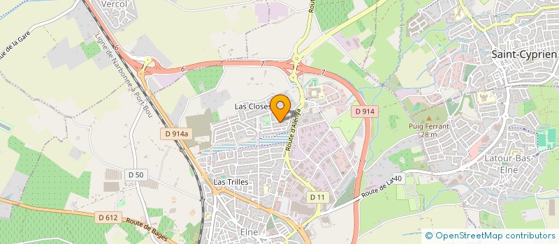 localisation de l'entreprise SCI CHABALA  ELNE