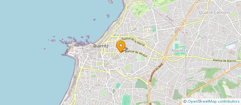 localisation de l'entreprise SCI CHABANE à BIARRITZ