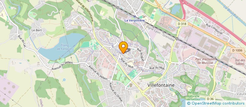 localisation de l'entreprise SCI CHABANE  VILLEFONTAINE