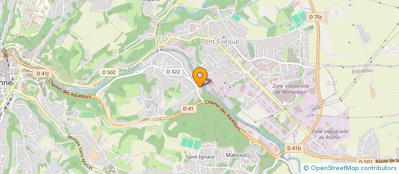 localisation de l'entreprise SCI CHABANE COMBODON  VIENNE