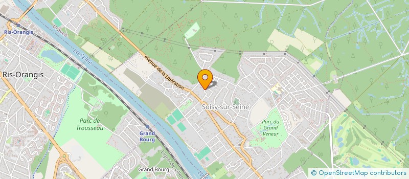 localisation de l'entreprise SCI CHABANIAN  SOISY-SUR-SEINE