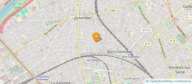localisation de l'entreprise SCI CHABANNE à COLOMBES