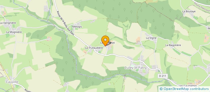 localisation de l'entreprise SCI CHABANNY  CULEY-LE-PATRY