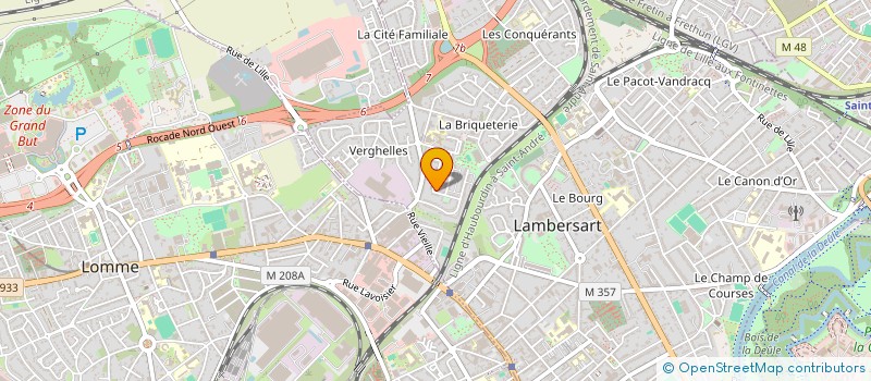 localisation de l'entreprise SCI CHABANT-FUTOL-59 à LAMBERSART