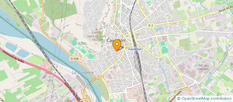 localisation de l'entreprise SCI CHABAS FRERES  CAVAILLON