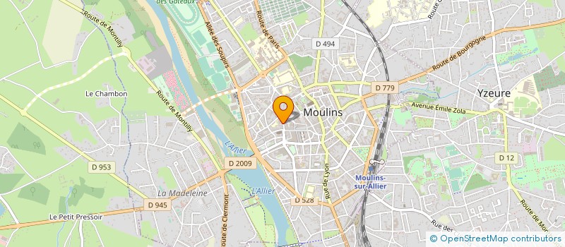 localisation de l'entreprise SCI CHABASLE à MOULINS