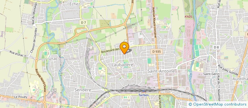 localisation de l'entreprise SCI CHABAU  TARBES