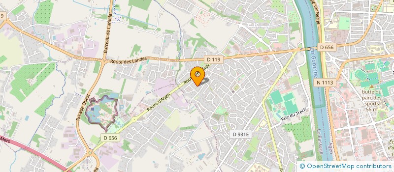 localisation de l'entreprise SCI CHABAUD  LE PASSAGE