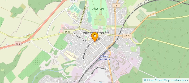 localisation de l'entreprise SCI CHABBI à VILLERS COTTERETS