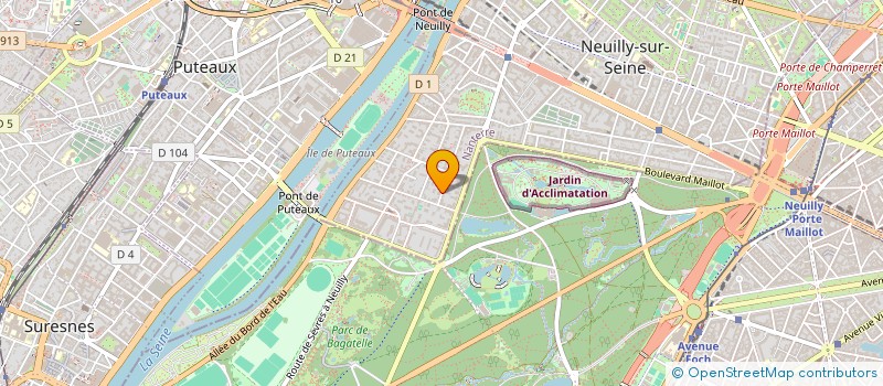 localisation de l'entreprise SCI CHABCAL à NEUILLY-SUR-SEINE