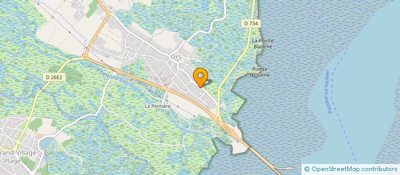 localisation de l'entreprise SCI CHABEL  LE CHATEAU-D'OLERON