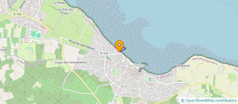 localisation de l'entreprise SCI CHABER  LA FLOTTE