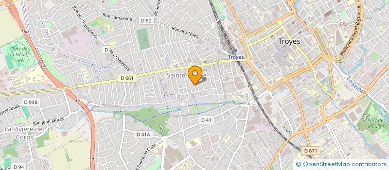 localisation de l'entreprise SCI CHABERT  SAINTE-SAVINE