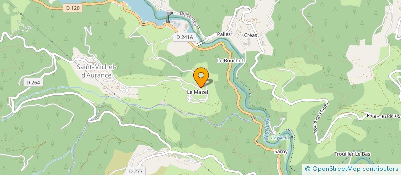 localisation de l'entreprise SCI CHABERT  SAINT-MICHEL-D'AURANCE