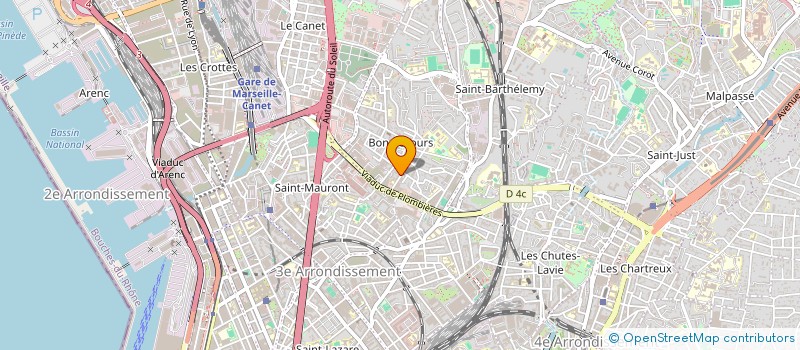 localisation de l'entreprise SCI CHABERT ET CIE à MARSEILLE