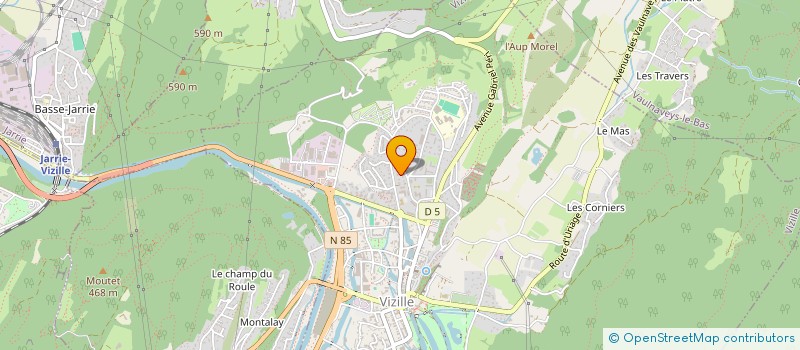 localisation de l'entreprise SCI CHABERT ET FILS à VIZILLE