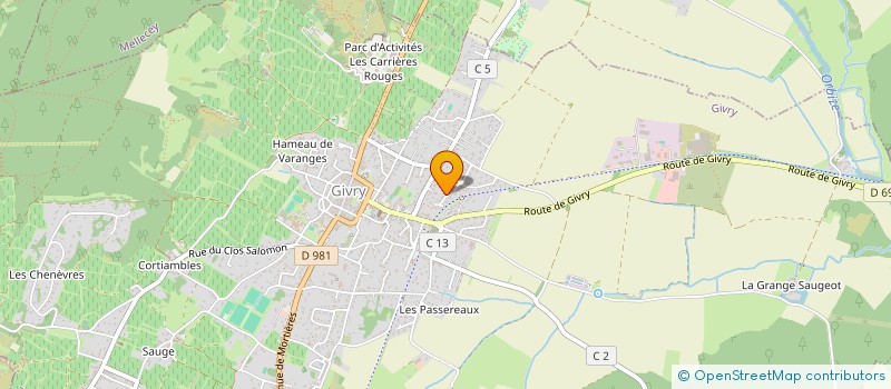 localisation de l'entreprise SCI CHABERT PICCININE  GIVRY