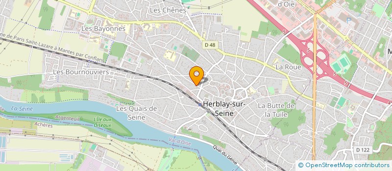 localisation de l'entreprise SCI CHABERT- TA DINH  HERBLAY-SUR-SEINE