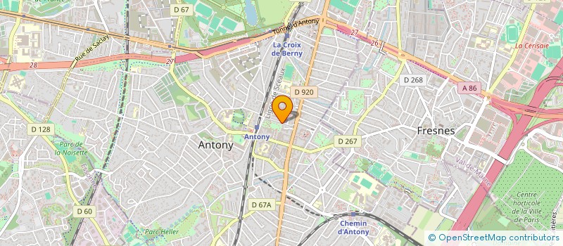 localisation de l'entreprise SCI CHABERTON à ANTONY