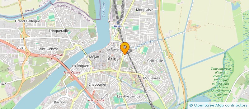 localisation de l'entreprise SCI CHABERUN  ARLES