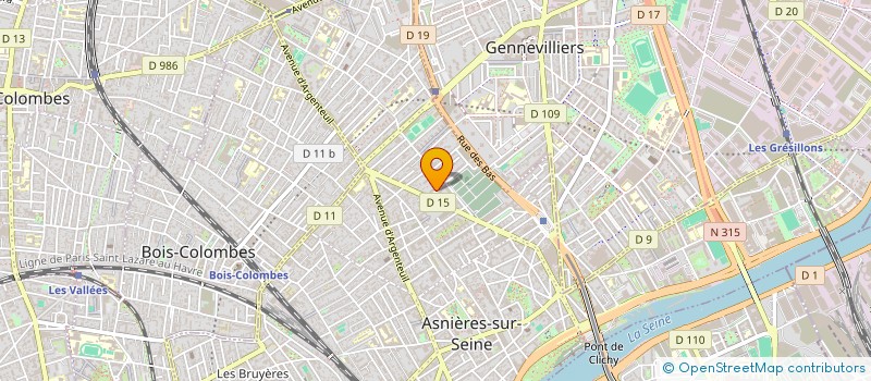 localisation de l'entreprise SCI CHABHAM à ASNIERES-SUR-SEINE
