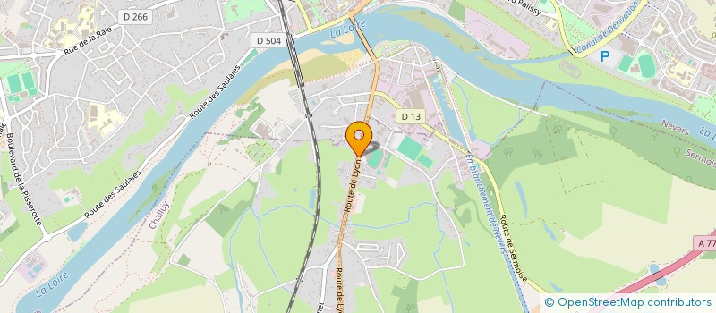 localisation de l'entreprise SCI CHABI  SERMOISE-SUR-LOIRE