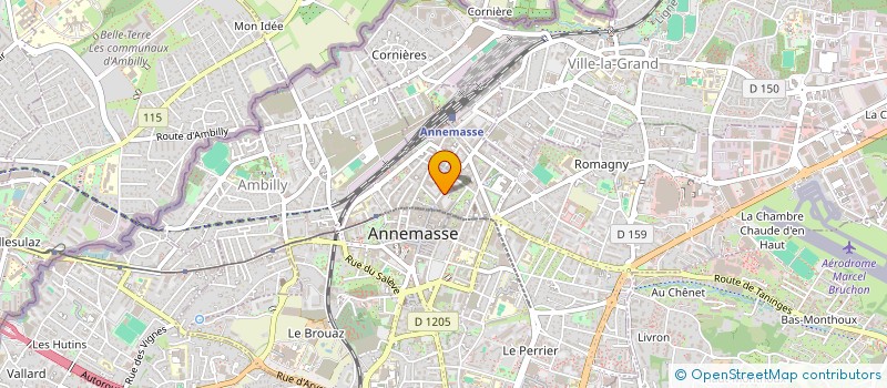 localisation de l'entreprise SCI CHABLAIS à ANNEMASSE