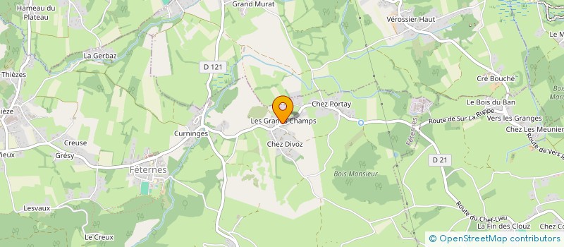 localisation de l'entreprise SCI CHABLAIS IMMO  FETERNES