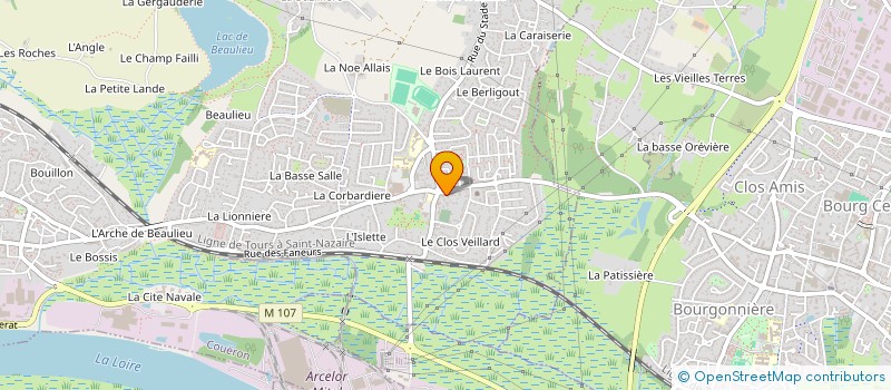localisation de l'entreprise SCI CHABOSSIERE LIBERATION à COUERON