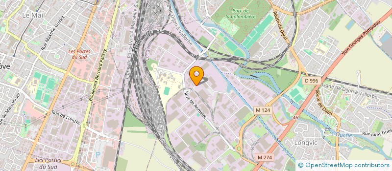 localisation de l'entreprise SCI CHABOT à DIJON