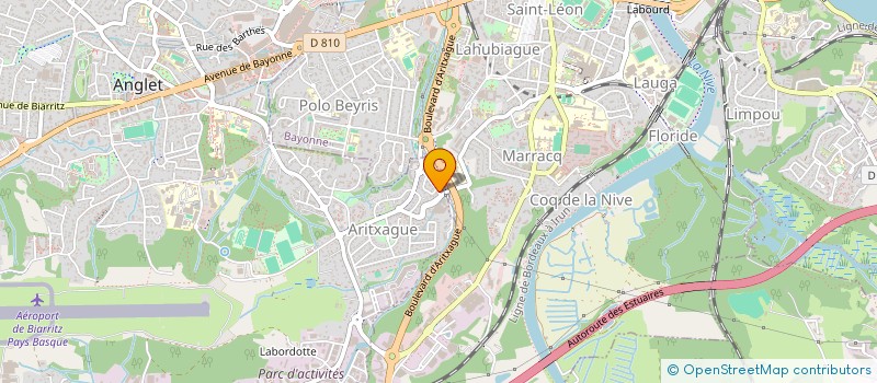 localisation de l'entreprise SCI CHABOT  ANGLET