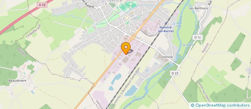 localisation de l'entreprise SCI CHABOT  NAINTRE