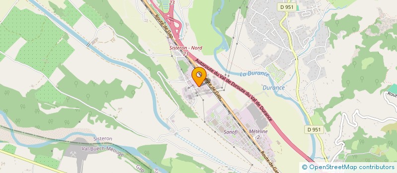 localisation de l'entreprise SCI CHABOT  SISTERON